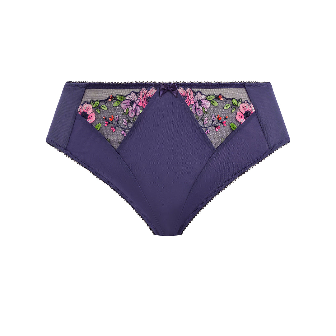 Elomi Himari High Leg Brief  - Midnight