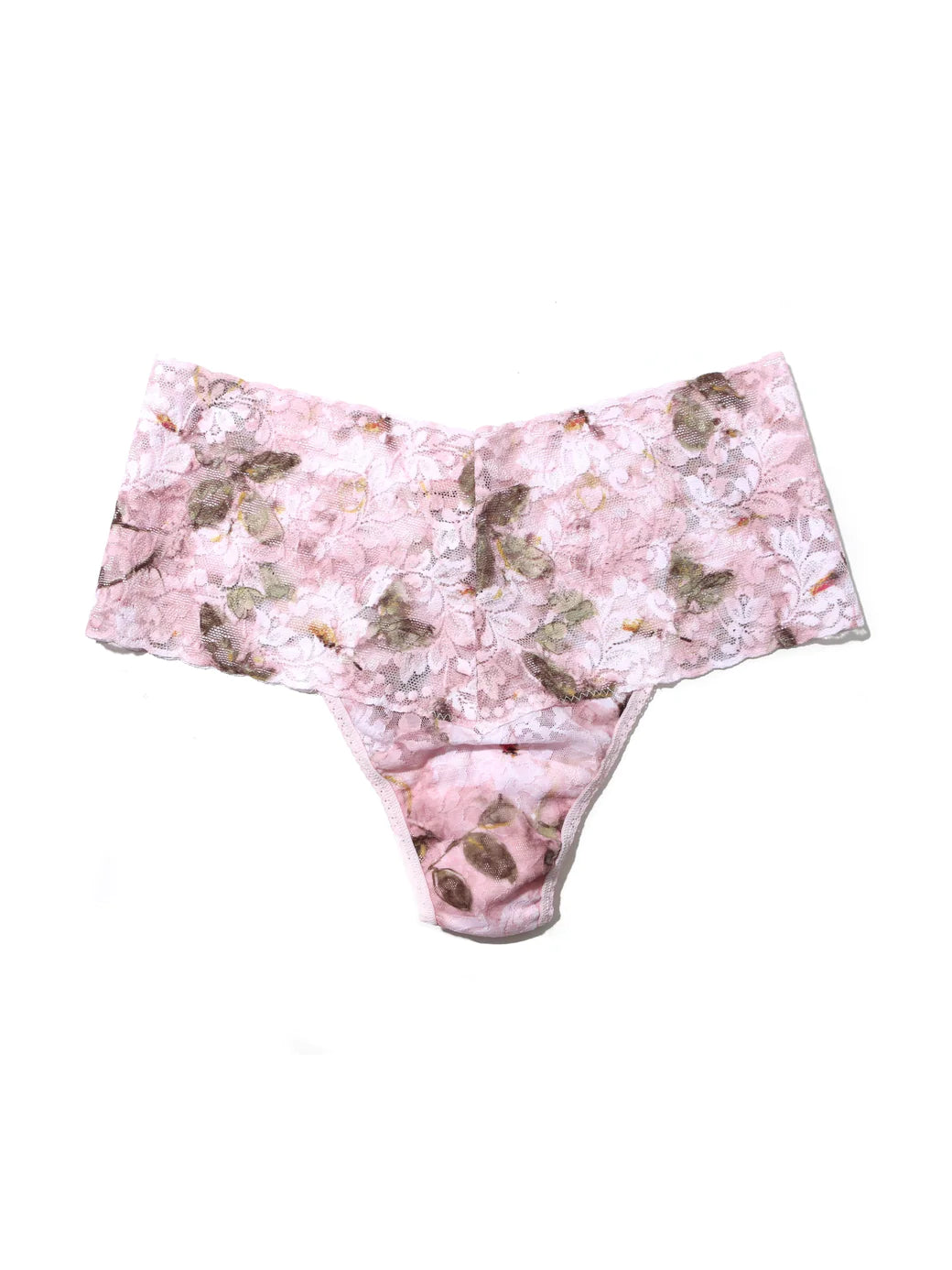 Hanky Panky Printed Retro Lace Thong