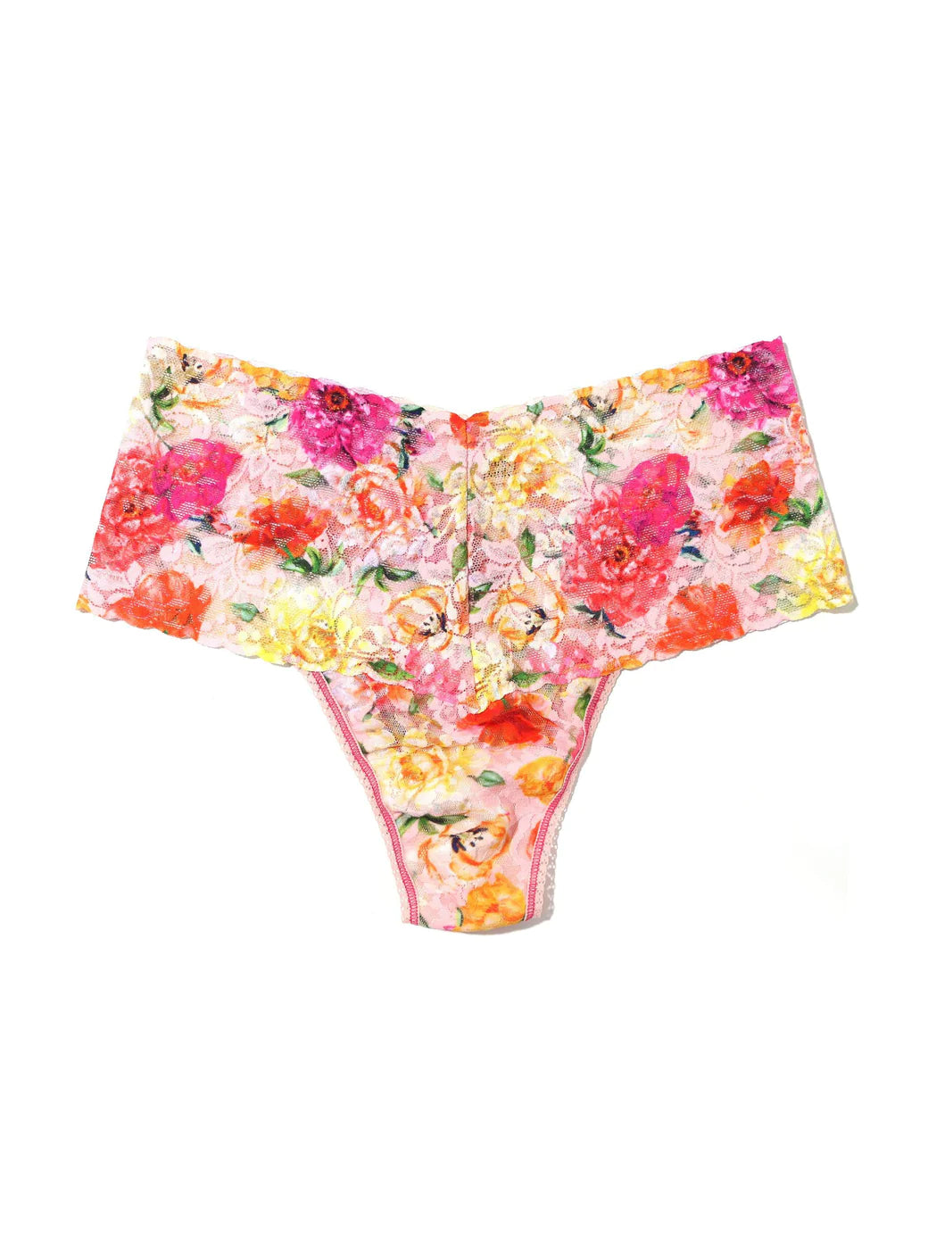 Hanky Panky Printed Retro Lace Thong