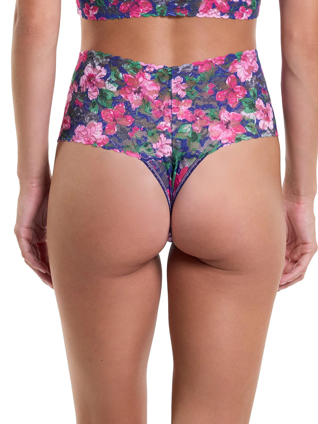 Hanky Panky Signature Lace Printed Retro Thong - 'Tis The Season