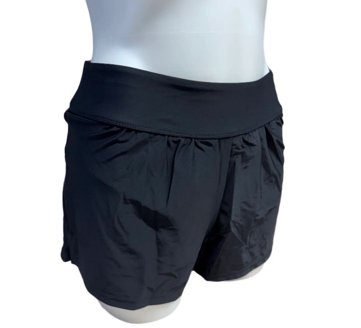 Karmilla Swim Shorts w/ Built-In Brief - Black