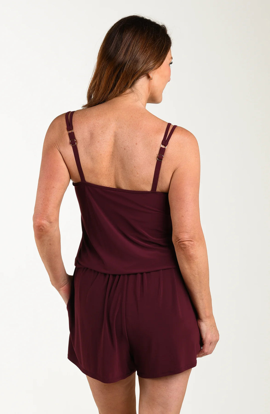 Jersey Swim Romper One Piece/Cover Up