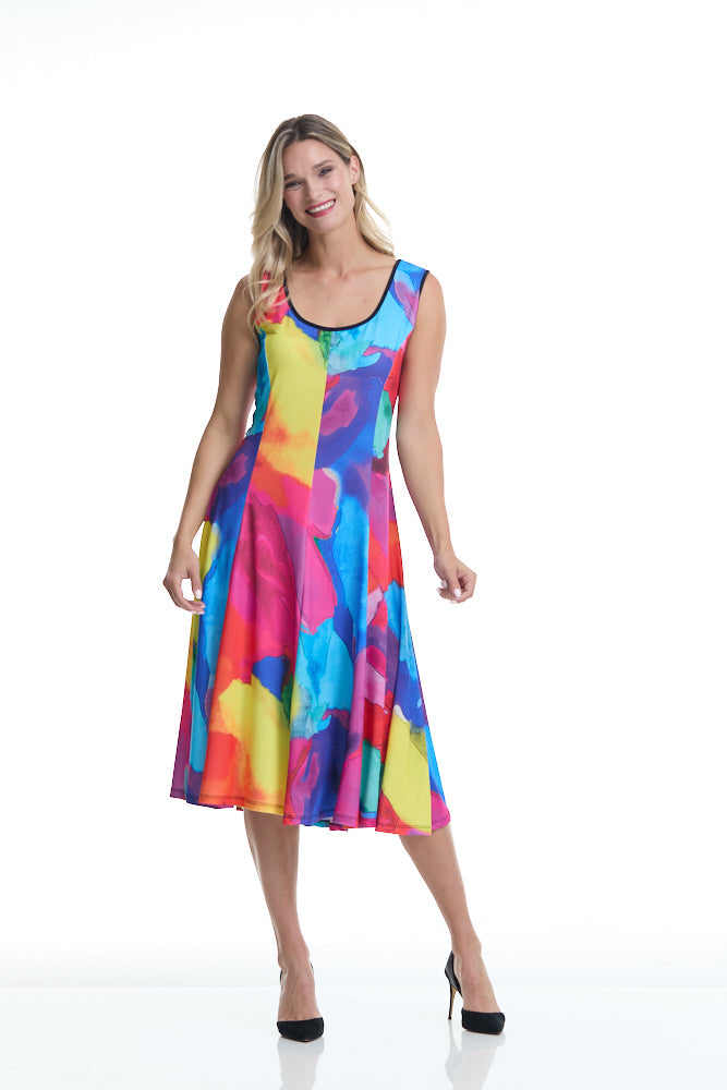 Midi Scoop Neck Sleevless Dress