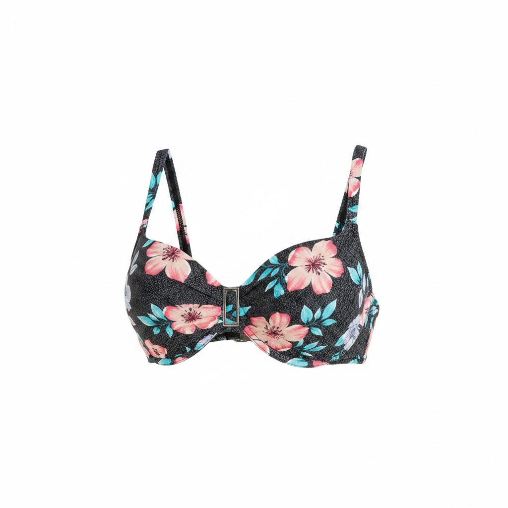 Black Sand Ondalis D Cup Bikini Top