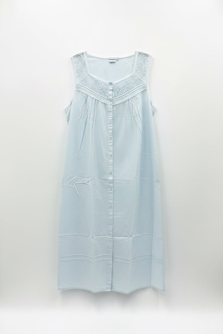 Sleeveless Cotton Nightgown
