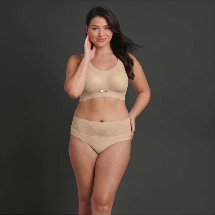 Anita Essentials Lace Bralette with Cups - Desert