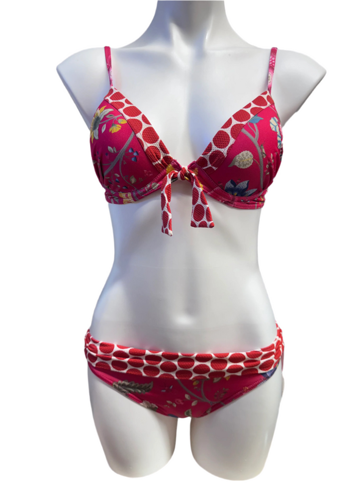 Laura Chunky Floral Bikini Set - Size Medium
