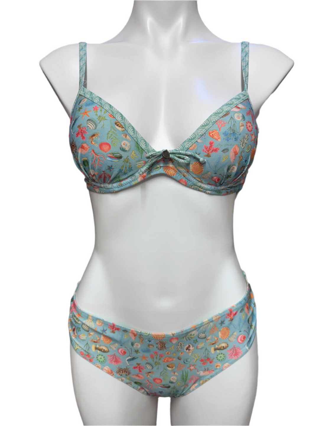 Laura Plunge Bikini Set - Size Medium