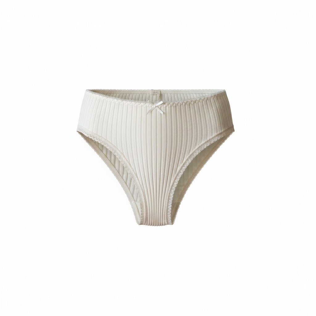 Hanna Hi Cut Cotton Bikini - Size Small