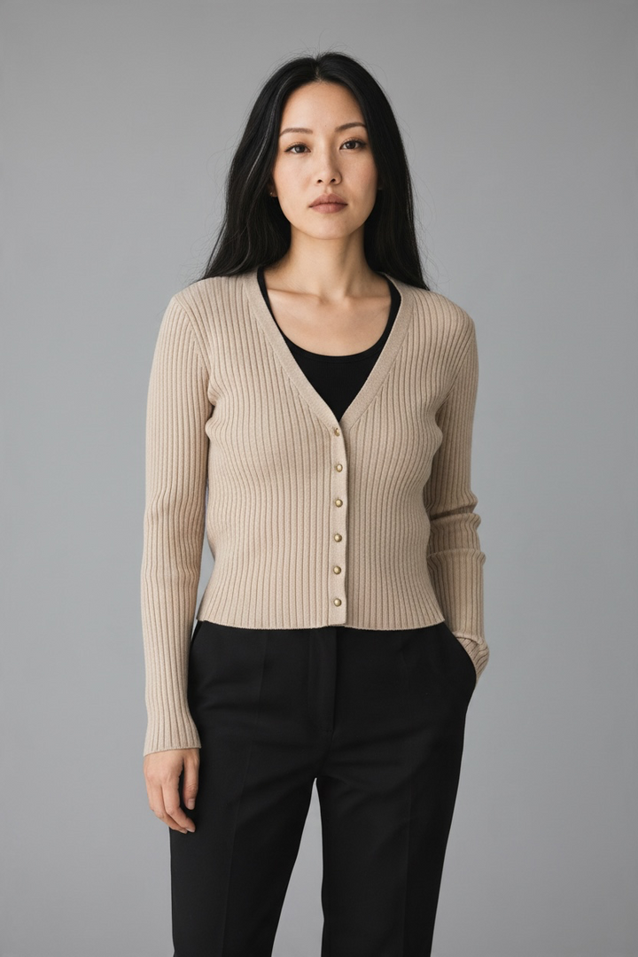 Long Sleeve Knitted Cardigan