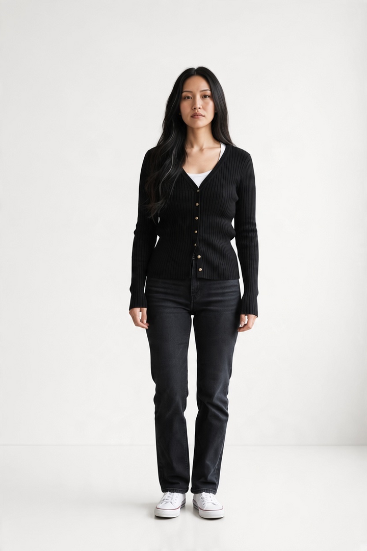 Long Sleeve Knitted Cardigan