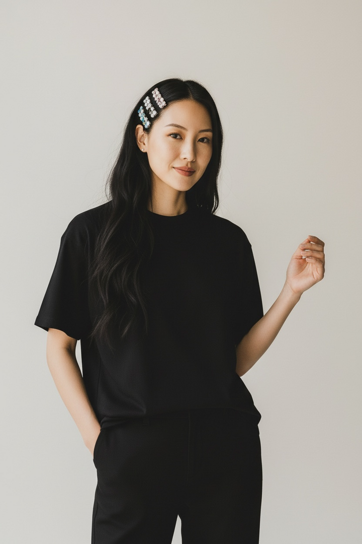 Vintage Faux Pearl Hair Clips