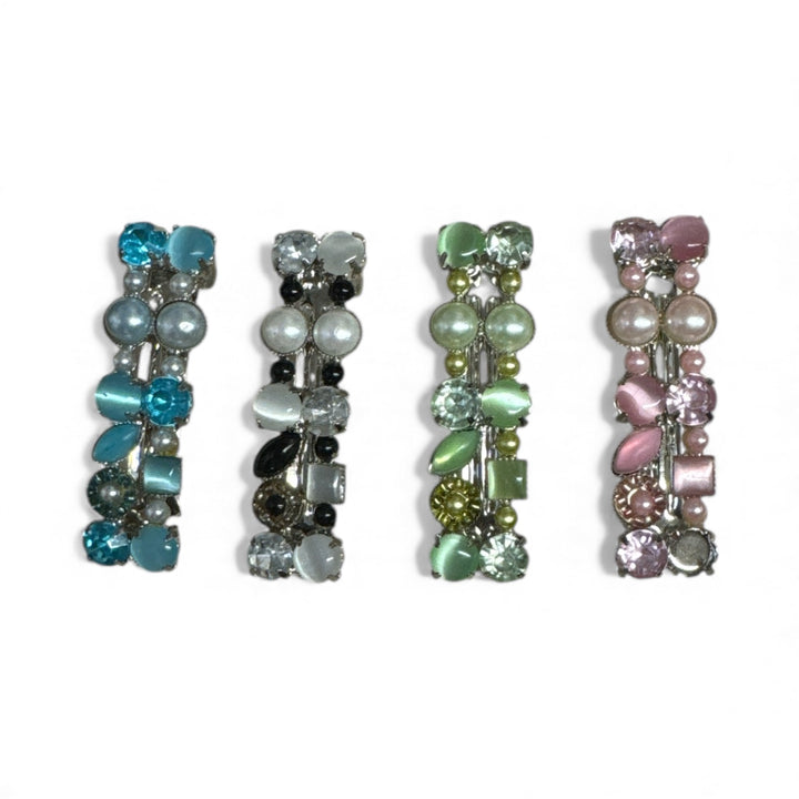 Vintage Faux Pearl Hair Clips