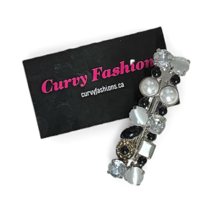 Vintage Faux Pearl Hair Clips