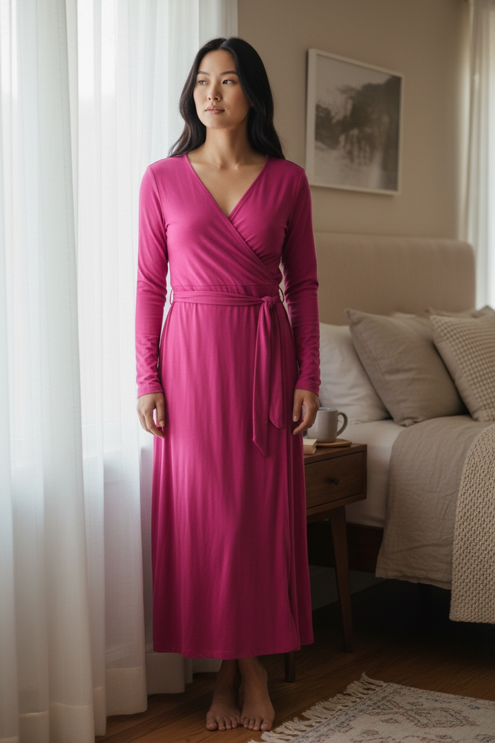 Solid Basic Robe - Calypso