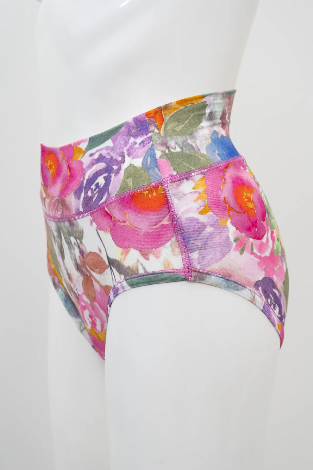 Blue Sky La Gaunche Bamboo Brief - Pink Bouquet - Sheer Essentials Lingerie & Swimwear