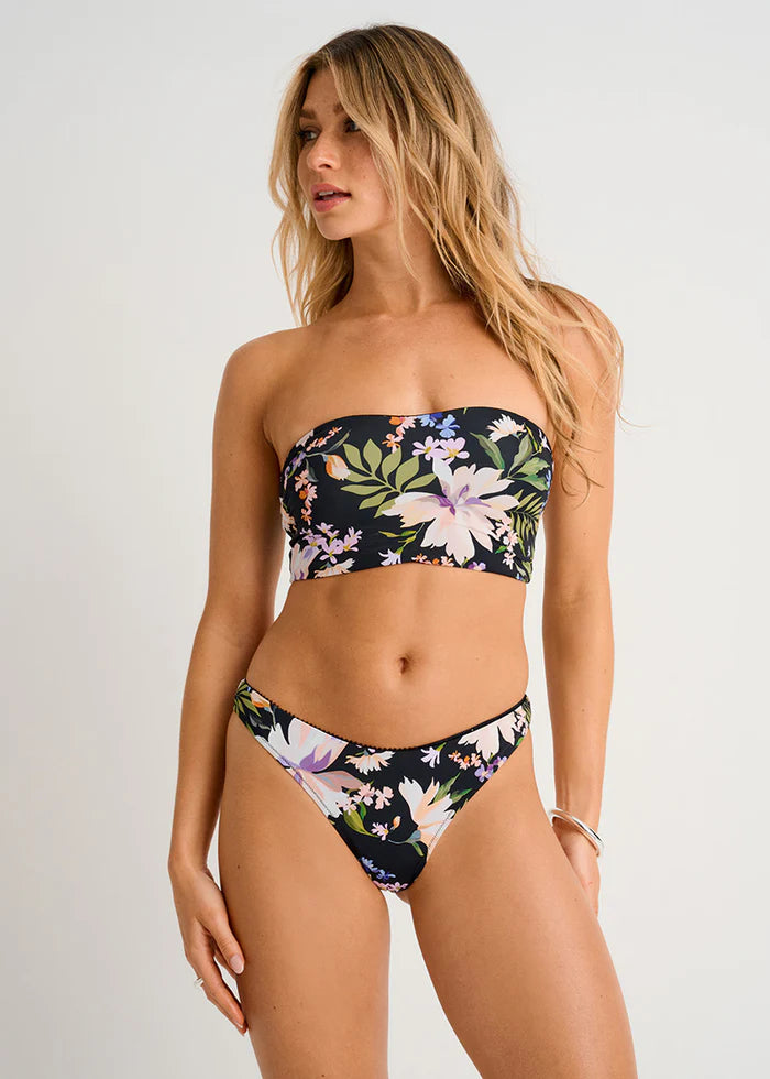 Charming Bouquet Bandeau With Lace-up Back
