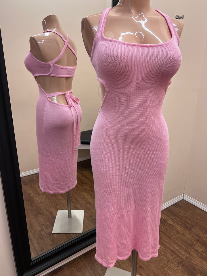 Cover Up Tank Dress w/ Sash - Size Medium