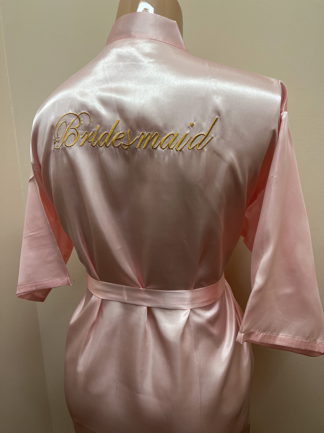 Bridesmaid Champagne Robe