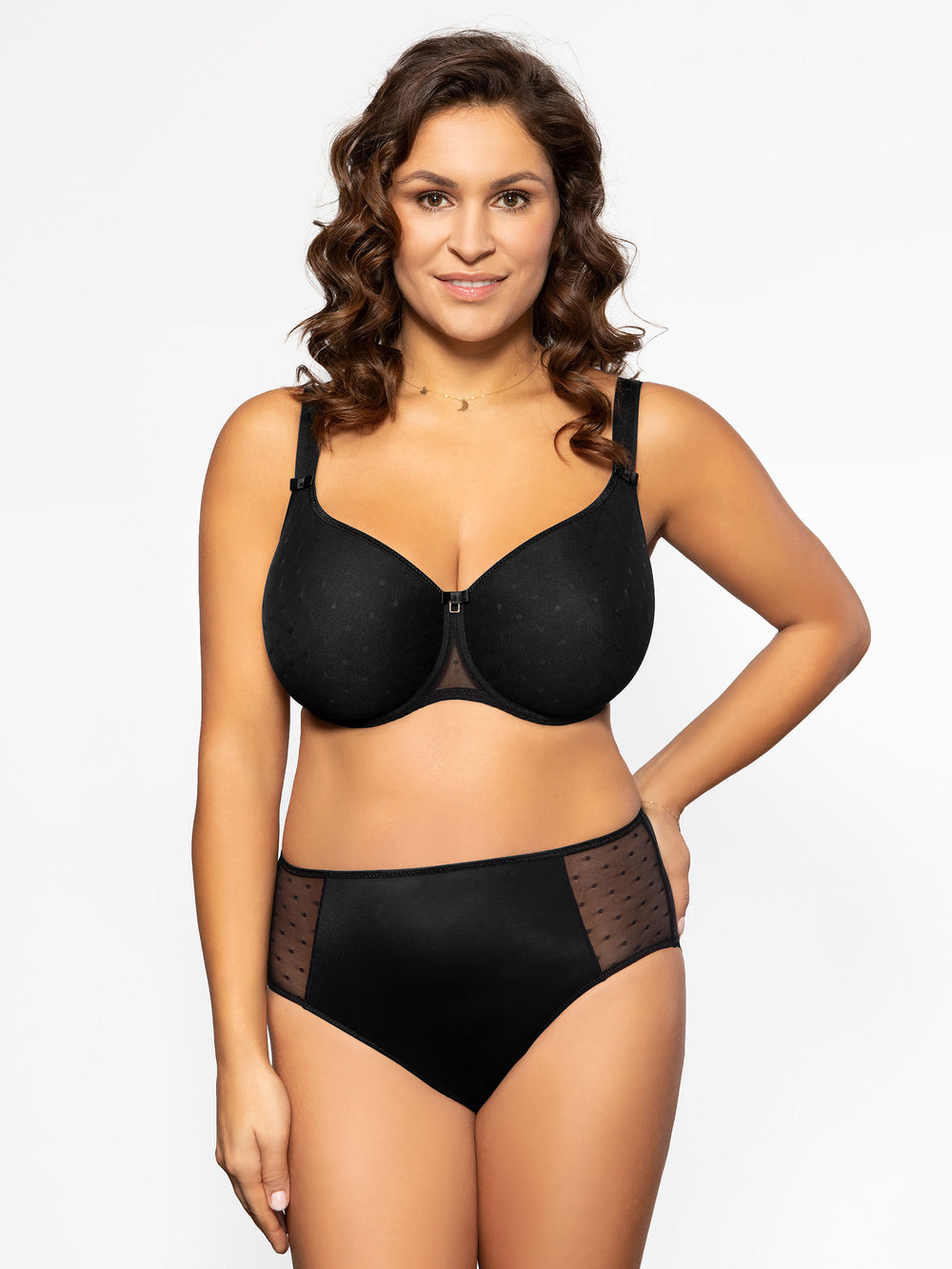 Corin Twiggy Underwire Bra - Black - Sheer Essentials Lingerie & Swimwear