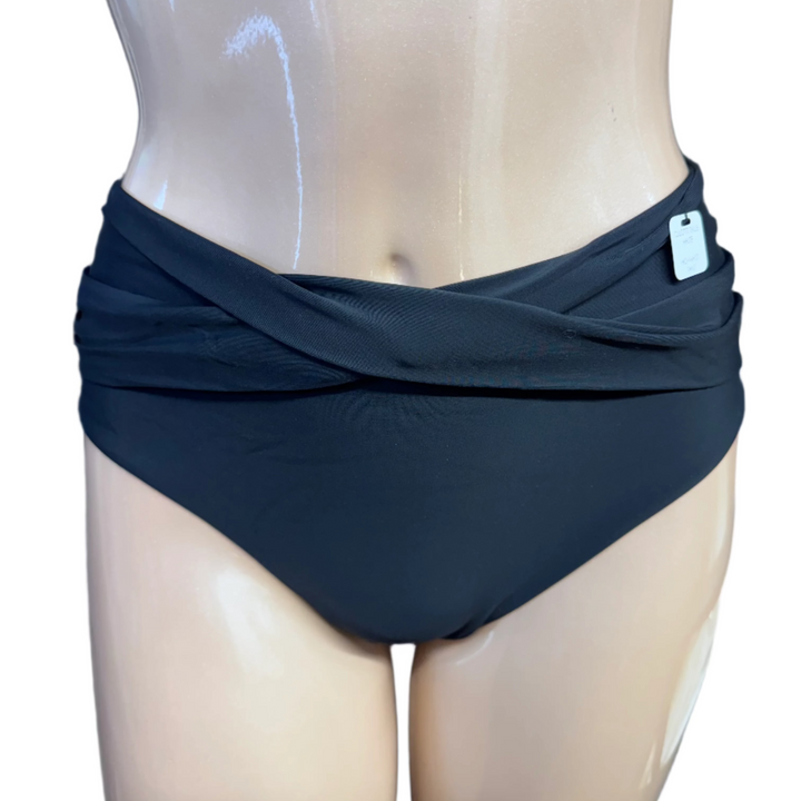 Morning Blossom Bottom High Waist Retro - Black
