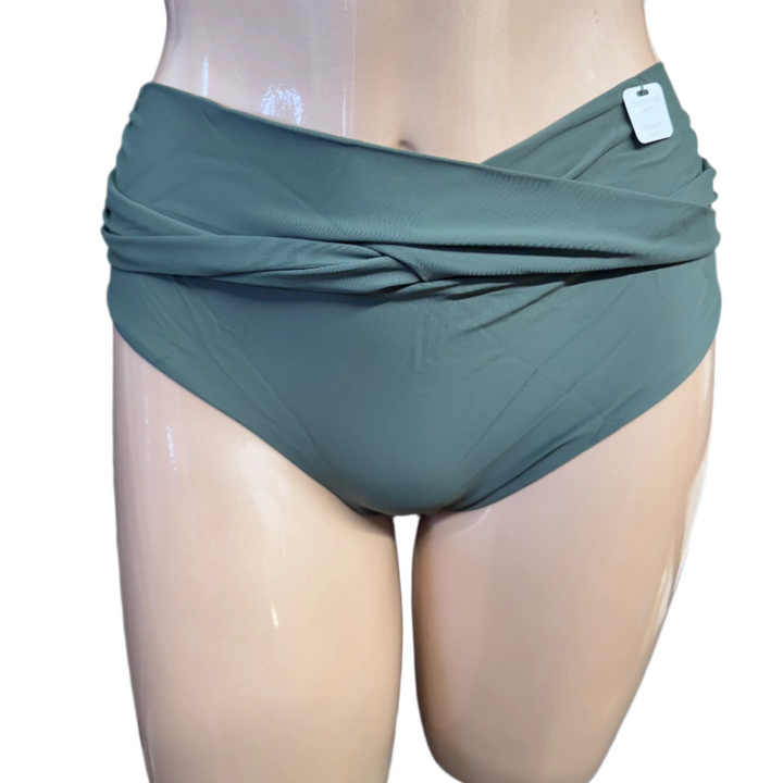 Morning Blossom Bottom High Waist Retro - Thyme