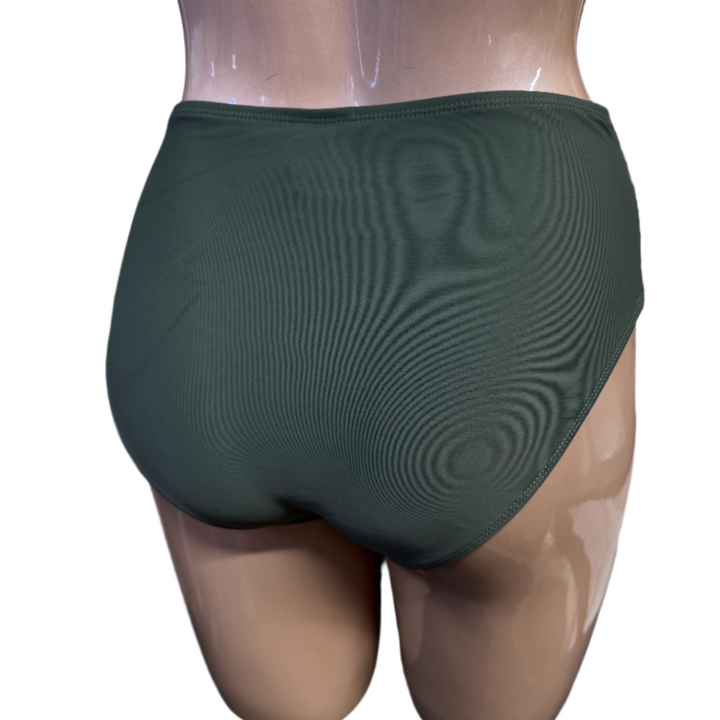 Morning Blossom Bottom High Waist Retro - Thyme