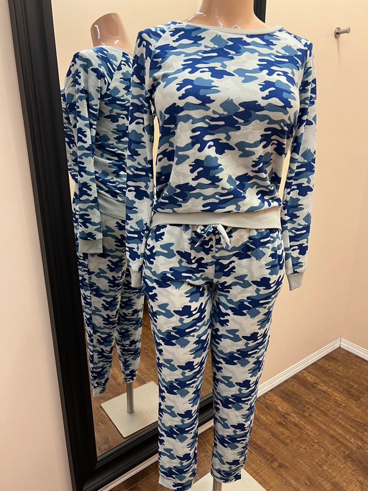 Life Essentials Camo Jogger Set