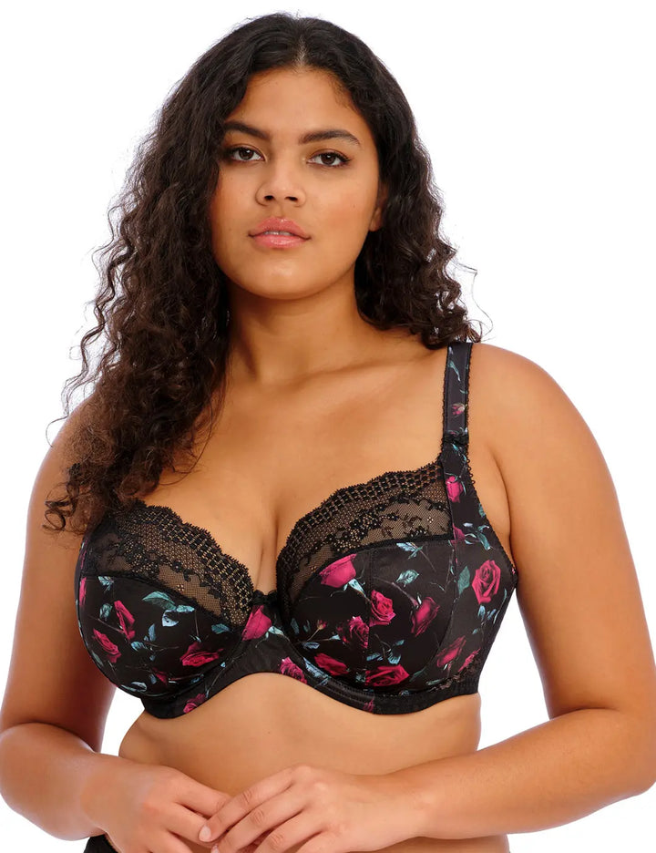 Elomi Lucie Underwire Plunge Stretch Bra - Rock "N" Rose