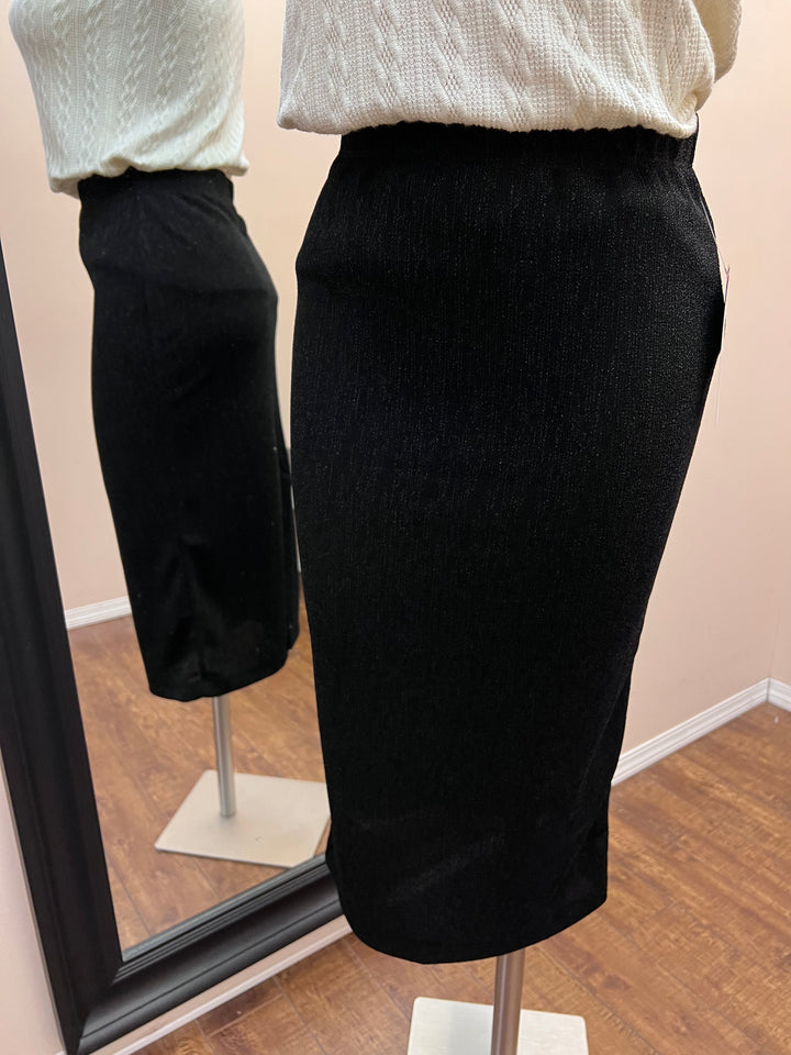 Ladies Textured Ponte Skirt