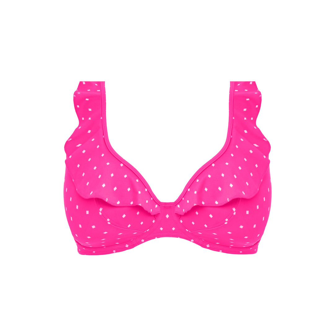 Jewel Cove High Apex Bikini Top