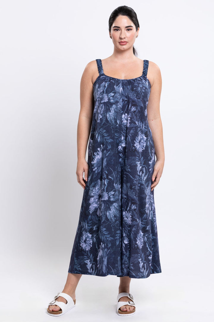 Joanna Linen & Bamboo Jumpsuit - Indigo Mood