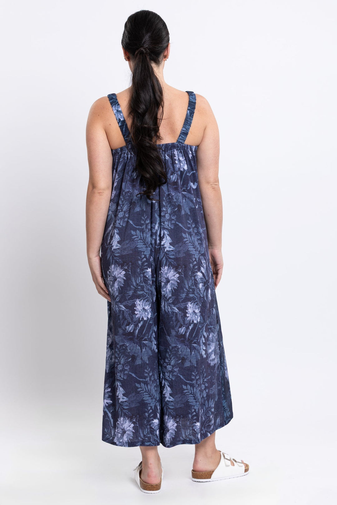 Joanna Linen & Bamboo Jumpsuit - Indigo Mood