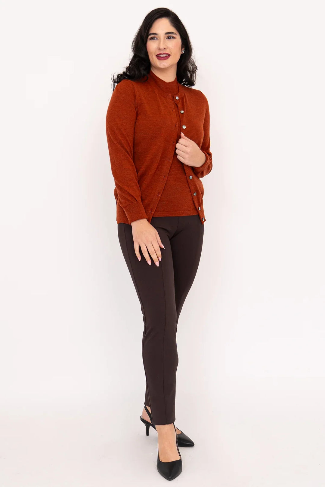 Bronze wool sweater