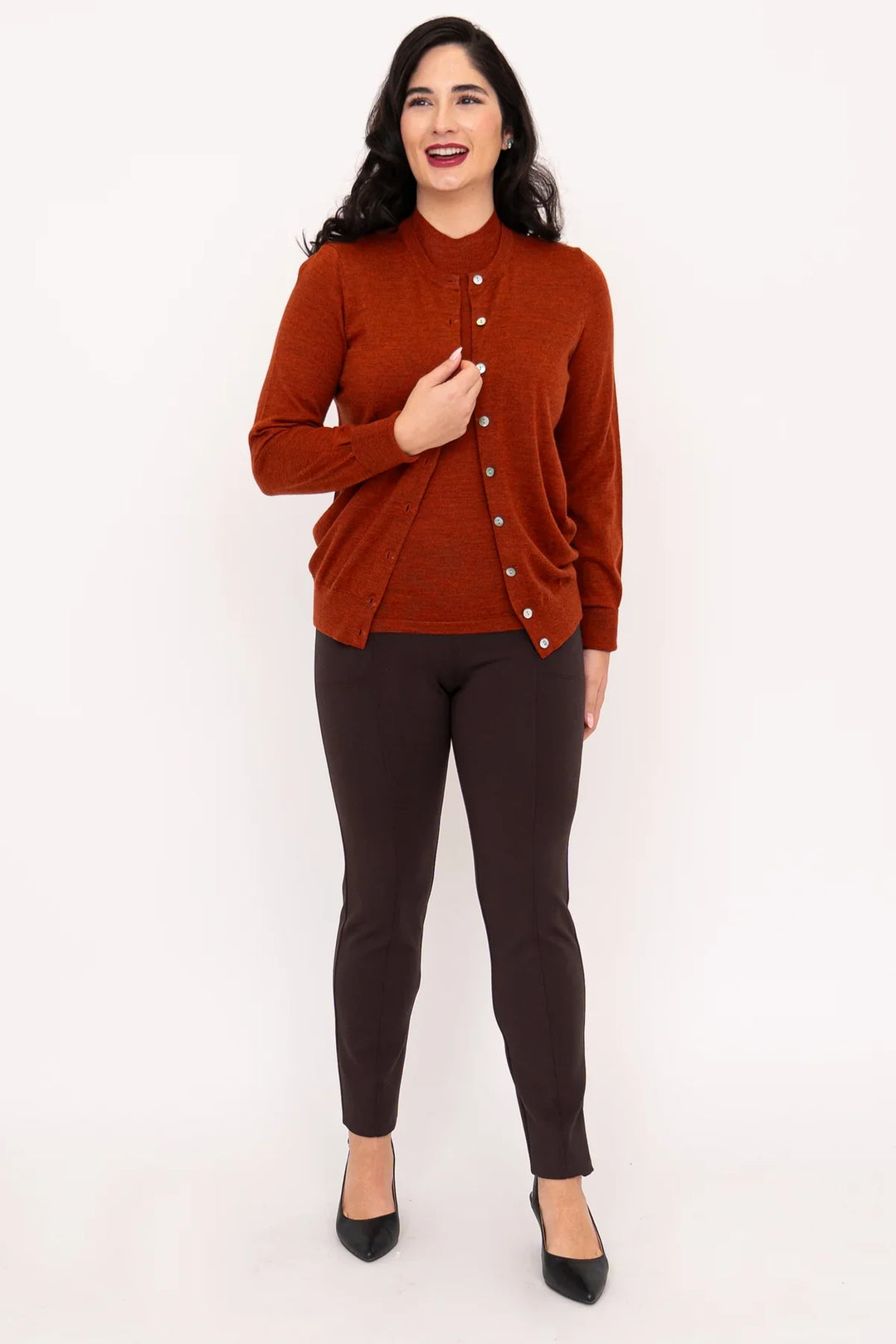 Golder wool cardigan - Cherry Blossom Boutique