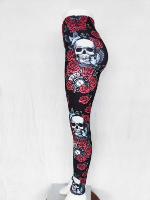 Skull & Roses Leggings