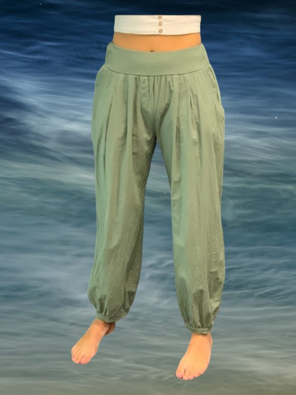 Woven Cotton Sheet Pants