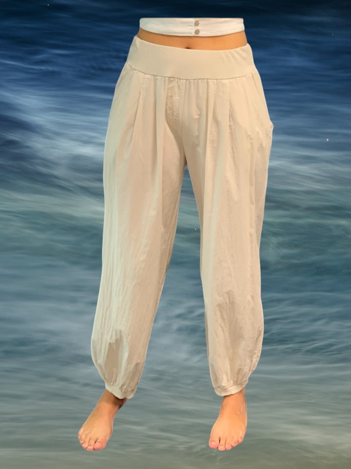 Woven Cotton Sheet Pants