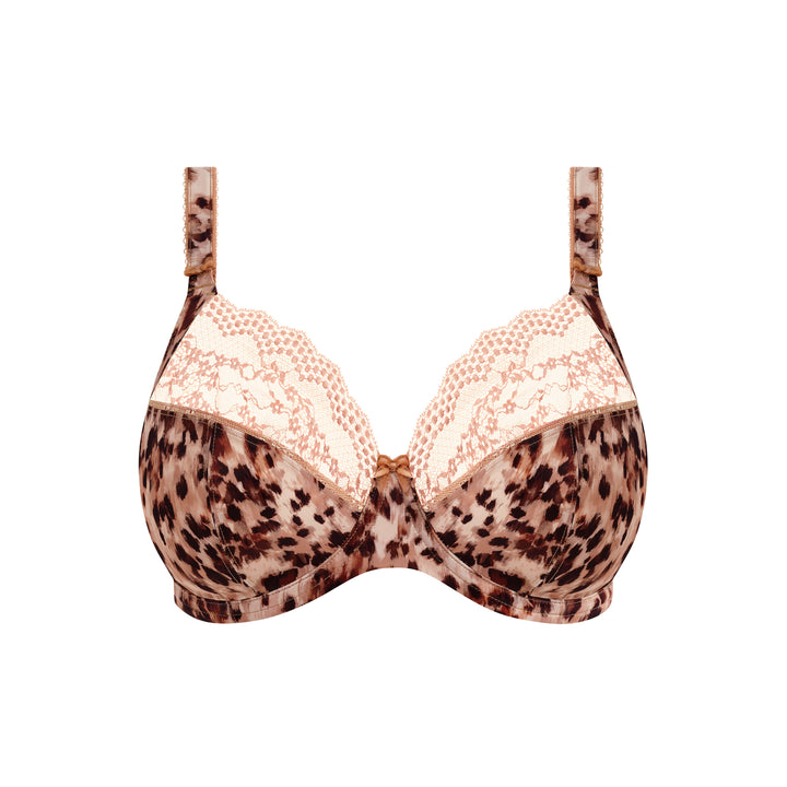 Elomi Lucie Underwire Plunge Stretch Bra - Wildcat