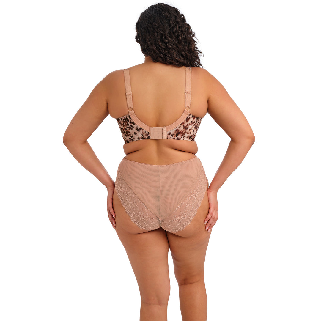 Elomi Lucie Underwire Plunge Stretch Bra - Wildcat