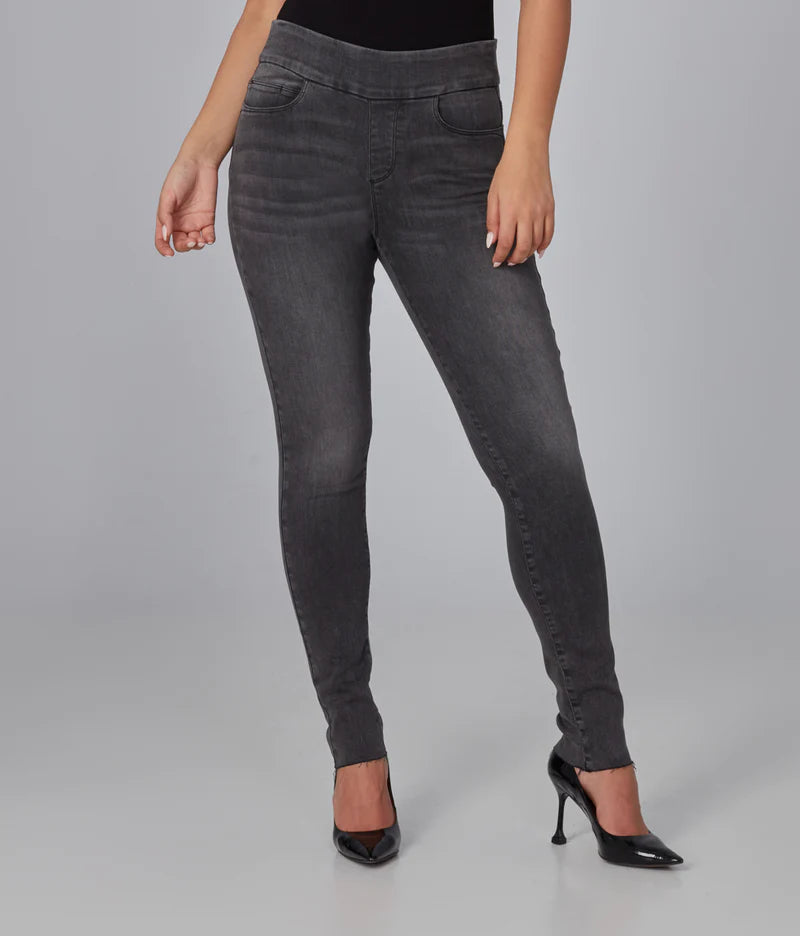Anna High Rise Pull-On Jeans 28" Inseam - Smokey Grey