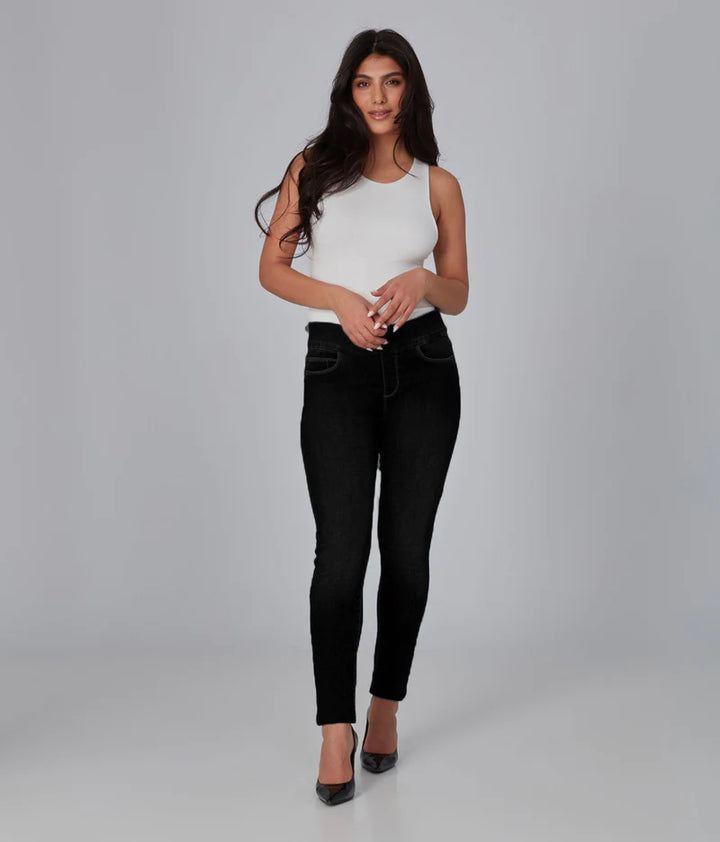 Anna High Rise Skinny Pull-On Jeans
