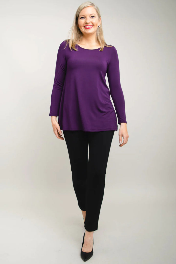 Lovely Bamboo / Modal Long Sleeve Tunic - Royale