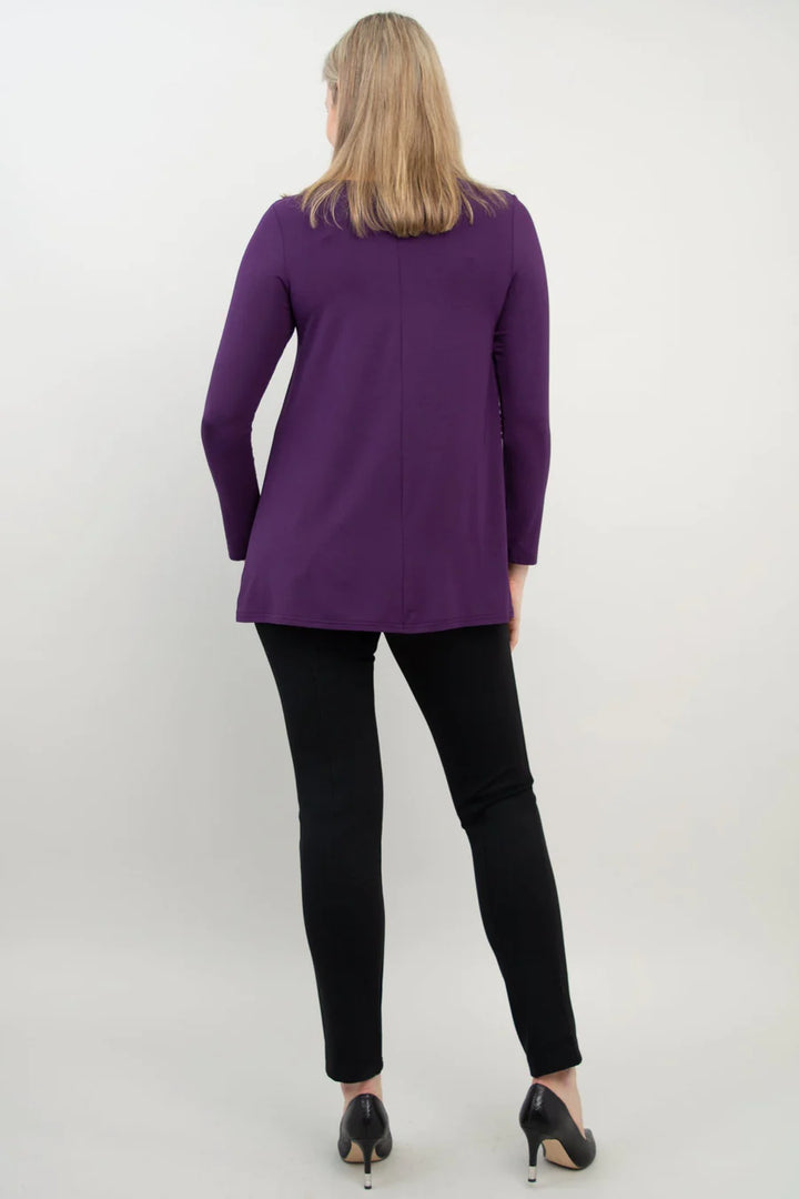 Lovely Bamboo / Modal Long Sleeve Tunic - Royale
