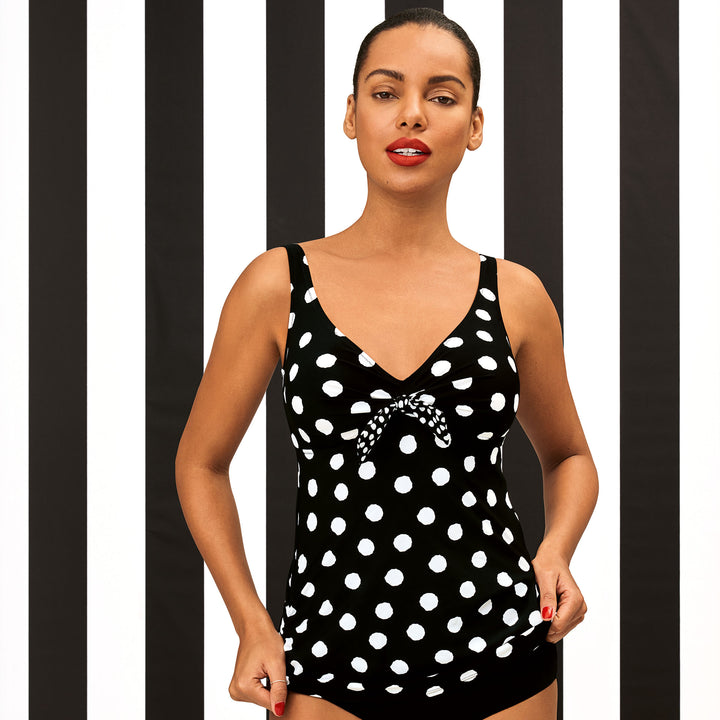 Alina Summer Dot Tankini Top