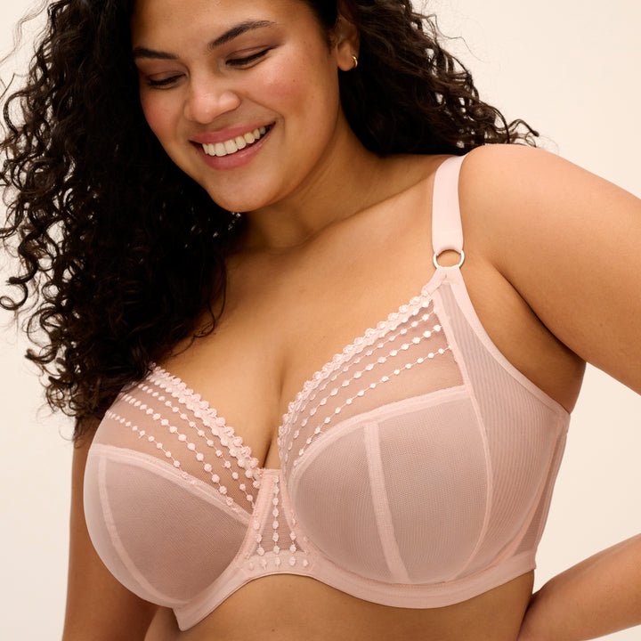 Elomi Matilda Plunge Underwire Bra- Pearl Blush
