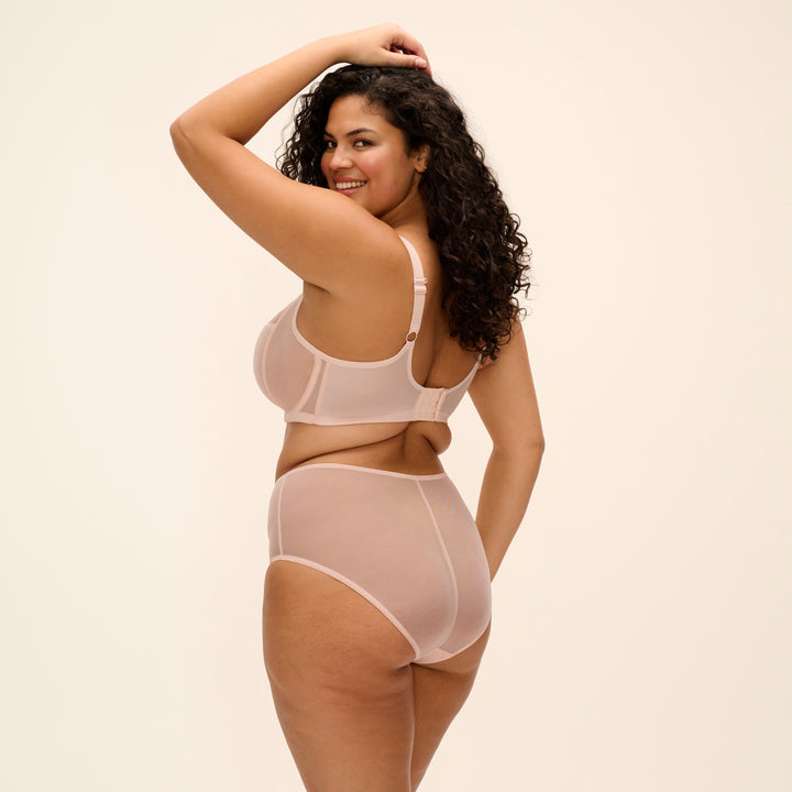 Elomi Matilda Underwire Plunge Bra - Pearl Blush