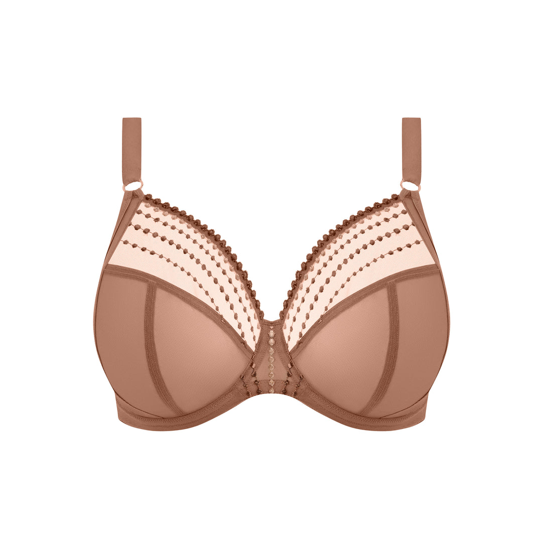 Elomi Matilda Underwire Plunge Bra - Praline