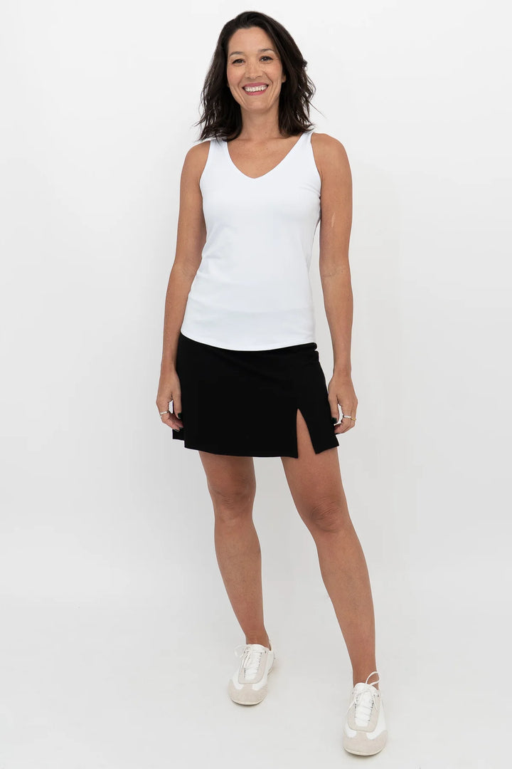 Melly Bamboo Skort - Black