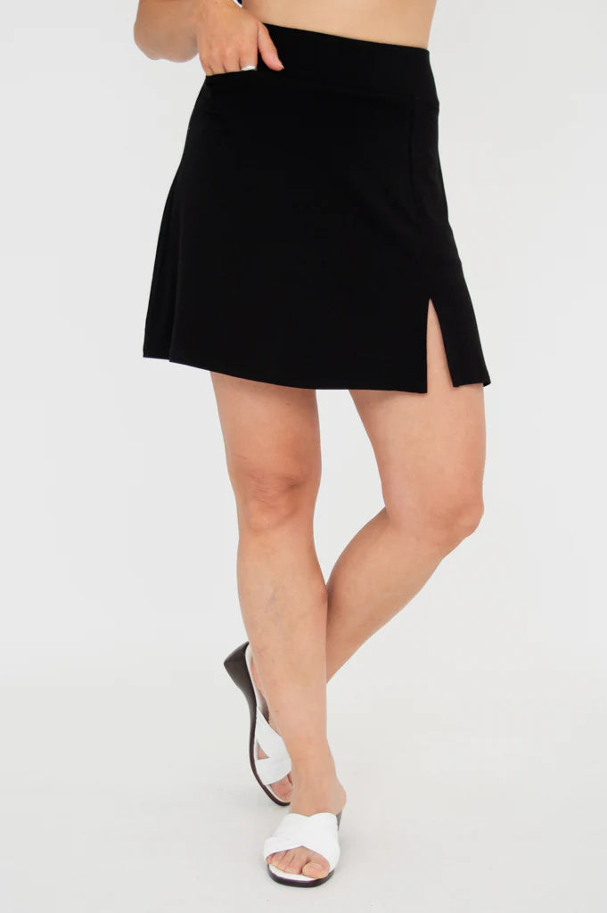 Melly Bamboo Skort - Black